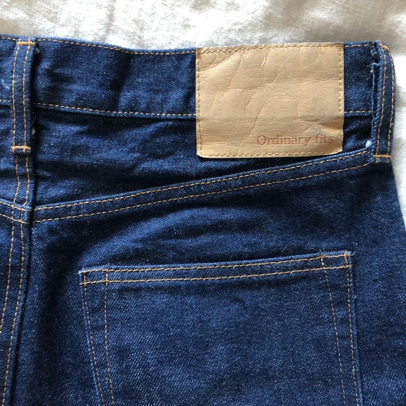 Japanese Craft Jeans, Loose Tapered Cropped Raw Denim - Picture 3 of 5